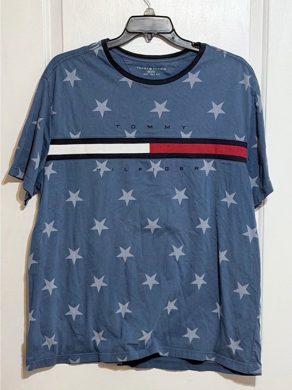 Tommy Hilfiger Men's Blue Star Graphic Tee xl